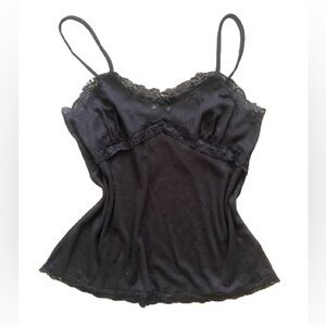 black lace cami
